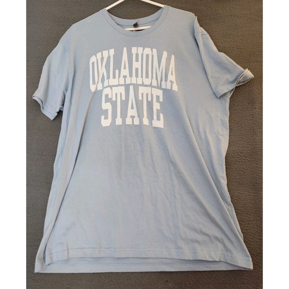 OSU‎ Oklahoma State Cowboys Classic T Shirt Size XL Short Sleeve Light Blue NWT